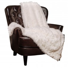 House of Hampton Roth Shaggy Super Elegent Sherpa Long Fur Throw HOHM7653